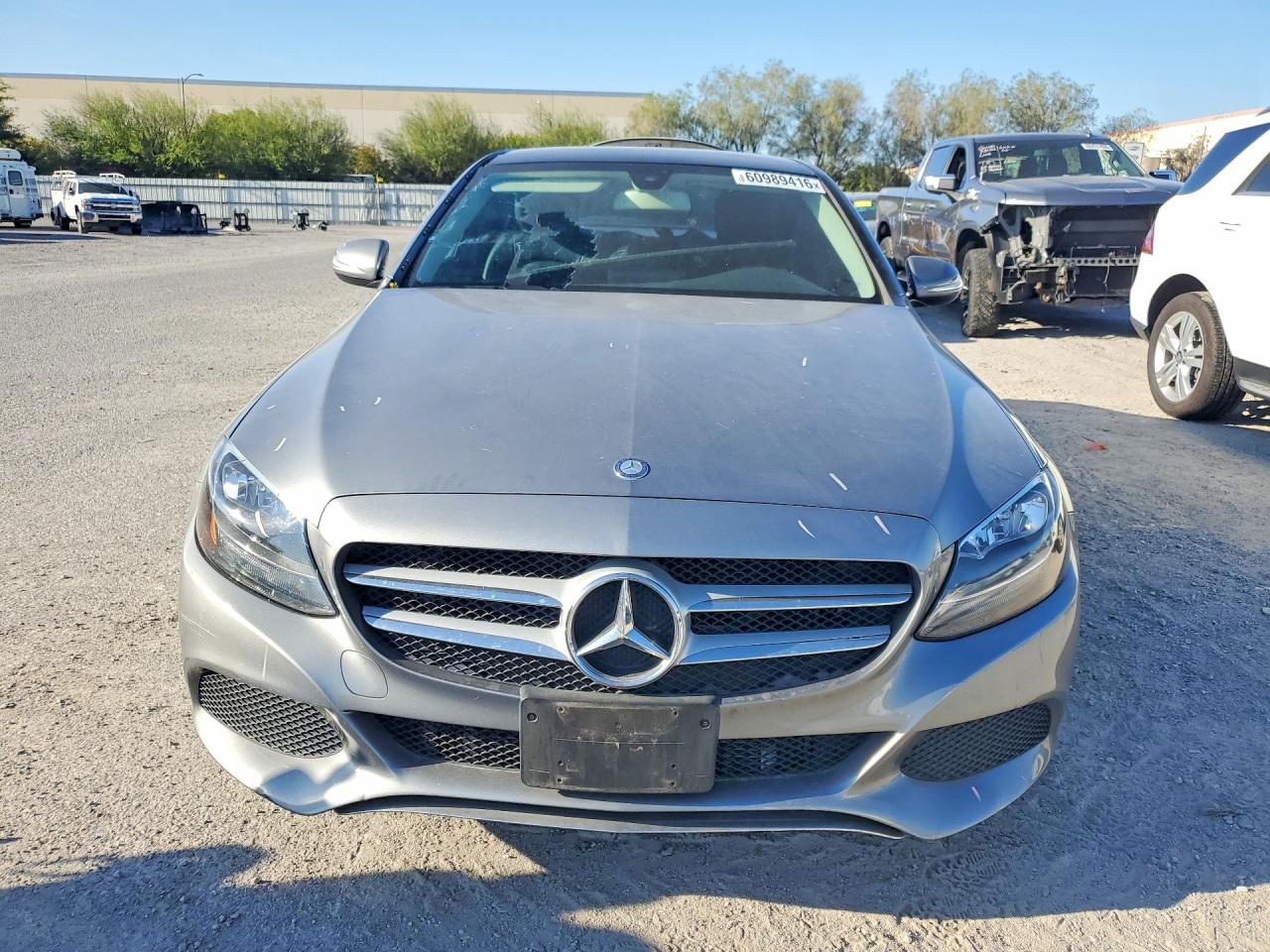 2015 Mercedes-benz C 300 Silver vin: 55SWF4JB9FU058715