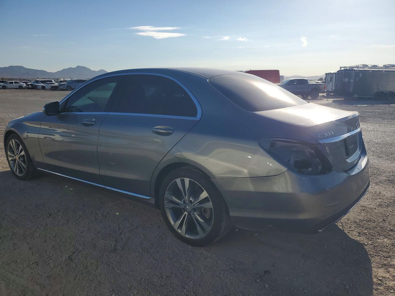 2015 Mercedes-benz C 300 Silver vin: 55SWF4JB9FU058715