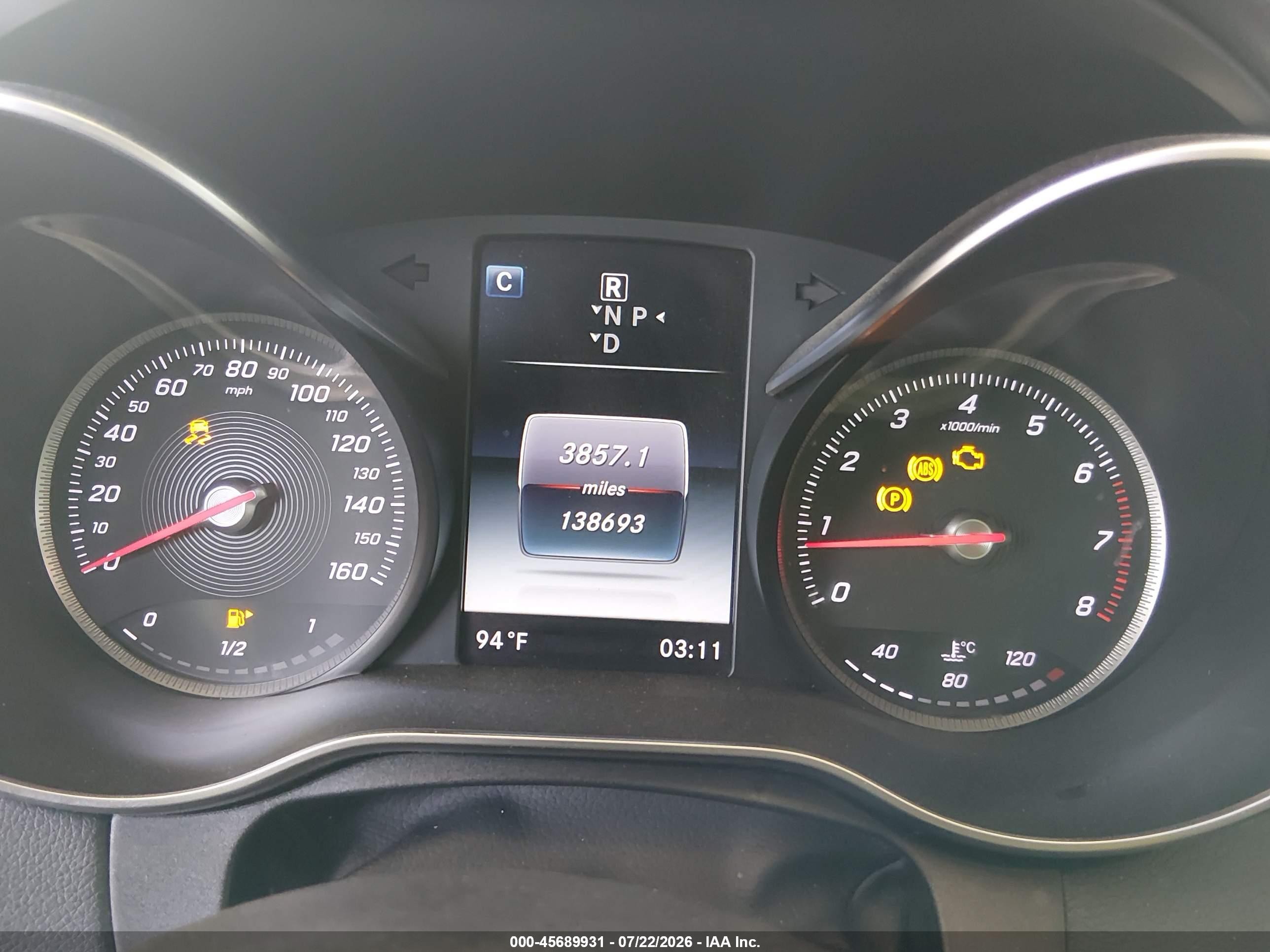 2015 Mercedes-benz C 300   Blue vin: 55SWF4JB9FU059542