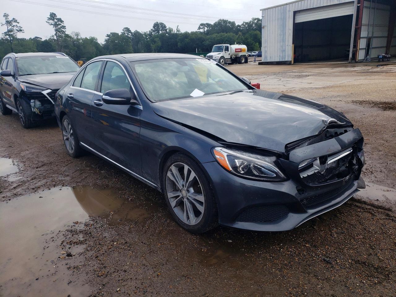 2015 Mercedes-benz C 300 Gray vin: 55SWF4JB9FU064076