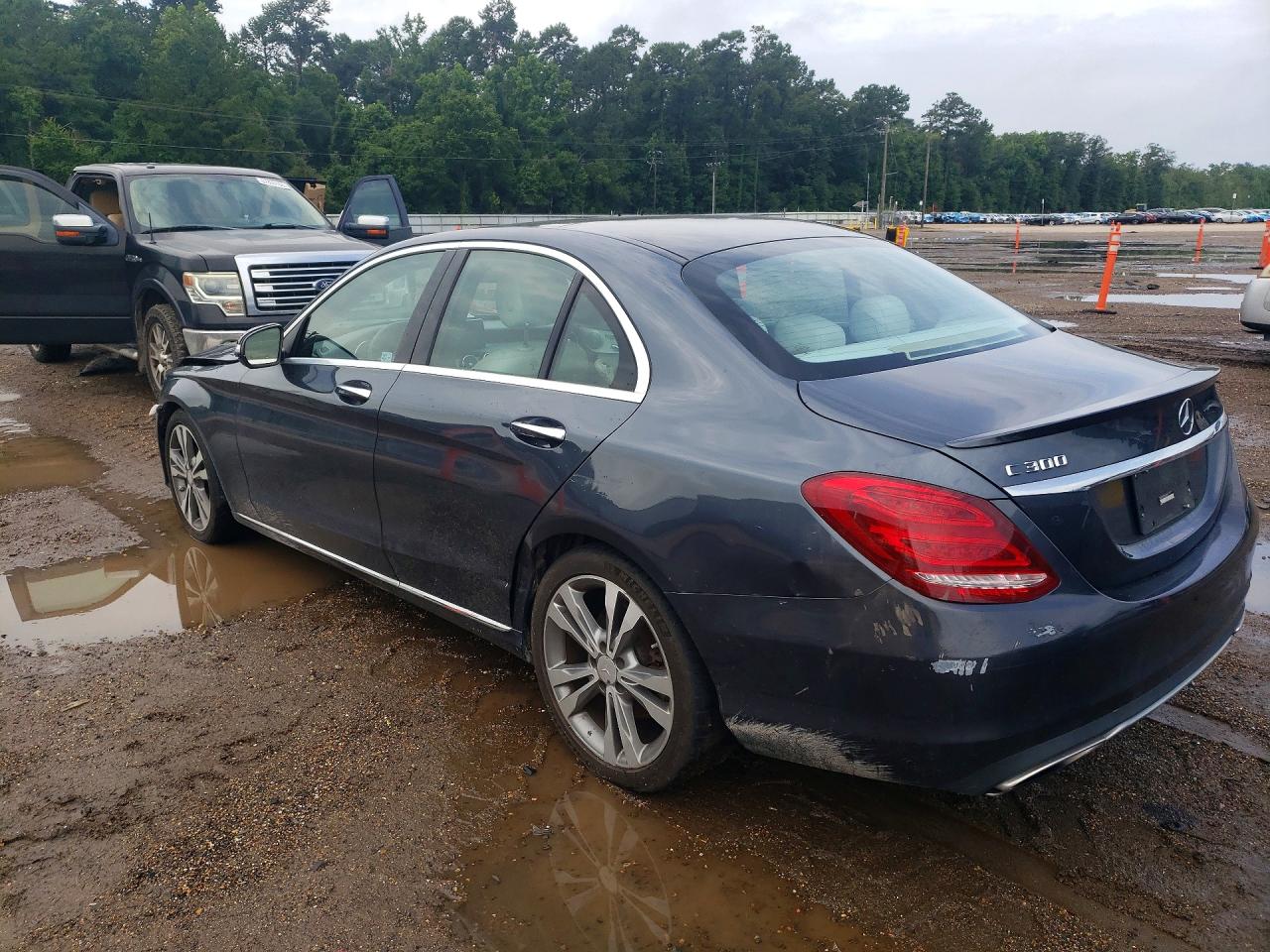2015 Mercedes-benz C 300 Gray vin: 55SWF4JB9FU064076