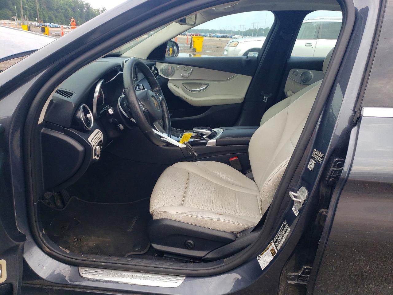 2015 Mercedes-benz C 300 Gray vin: 55SWF4JB9FU064076