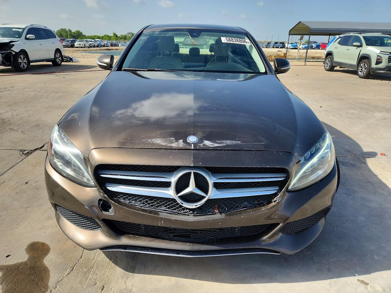 2015 Mercedes-benz C 300 Brown vin: 55SWF4JB9FU070198