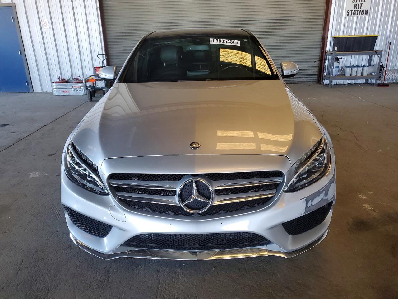 2015 Mercedes-benz C 300 Silver vin: 55SWF4JBXFU046217