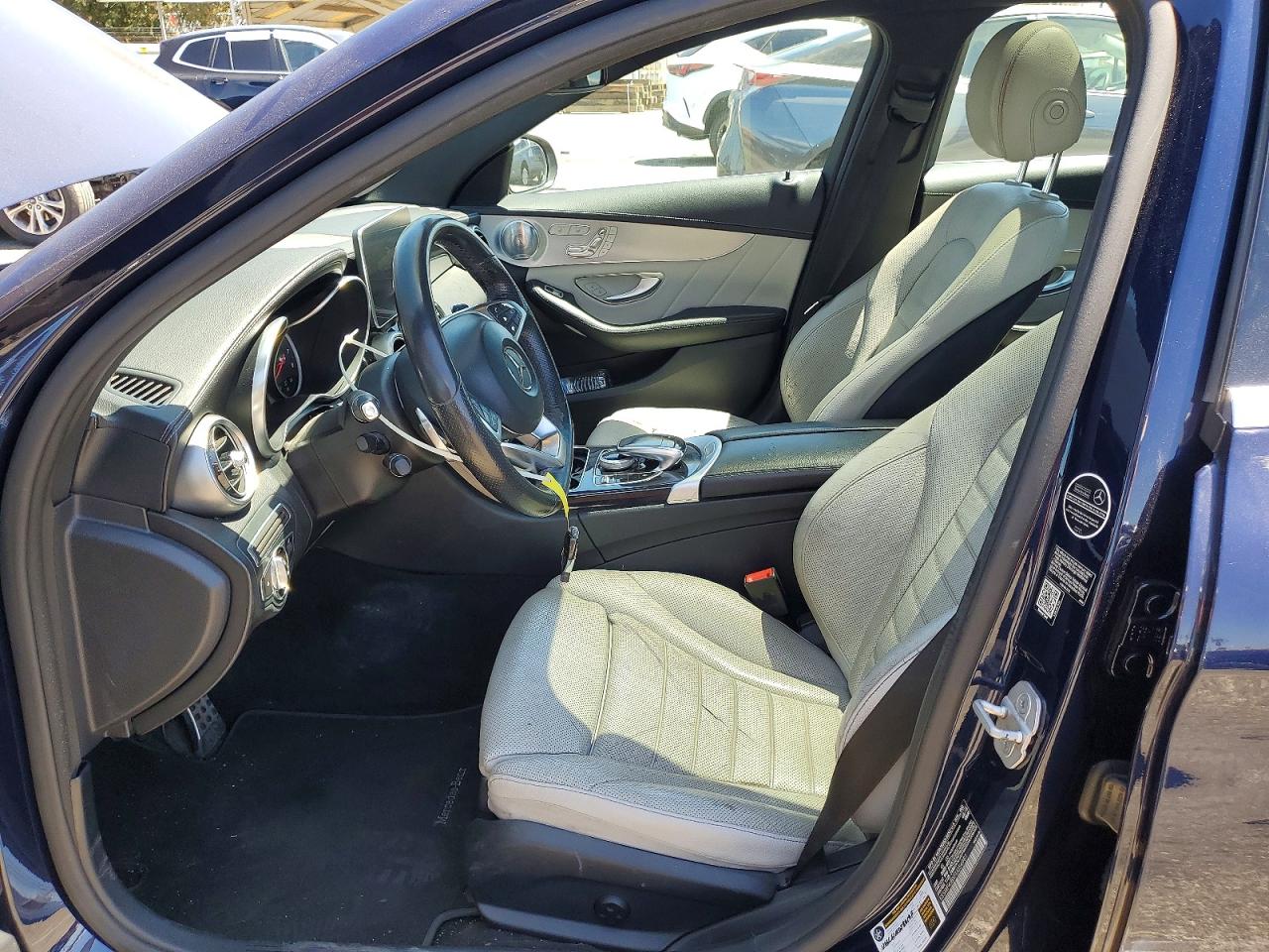 2015 Mercedes-benz C 300 Blue vin: 55SWF4JBXFU054981