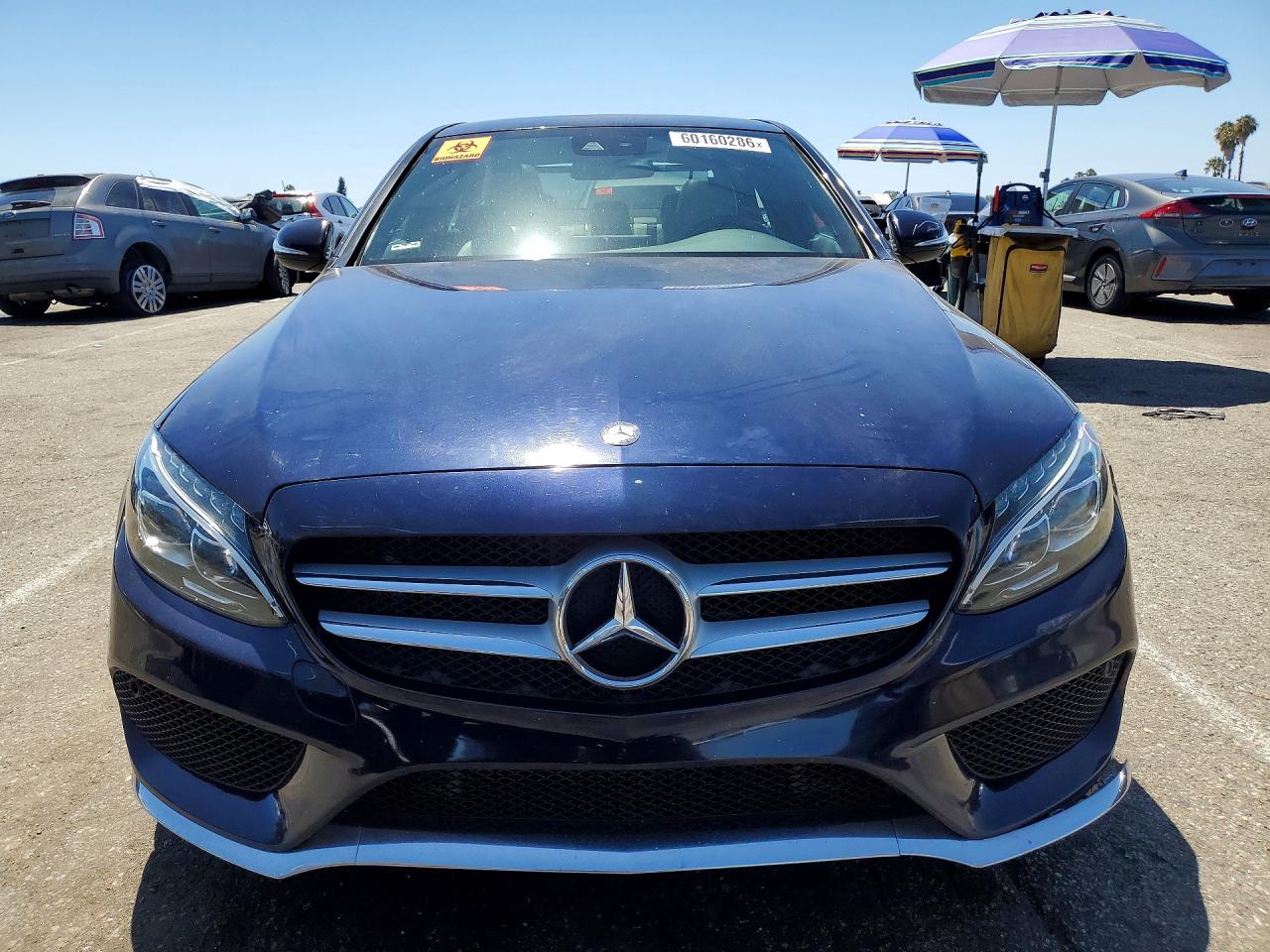 2015 Mercedes-benz C 300 Blue vin: 55SWF4JBXFU054981
