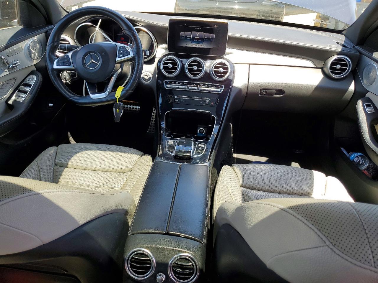 2015 Mercedes-benz C 300 Blue vin: 55SWF4JBXFU054981