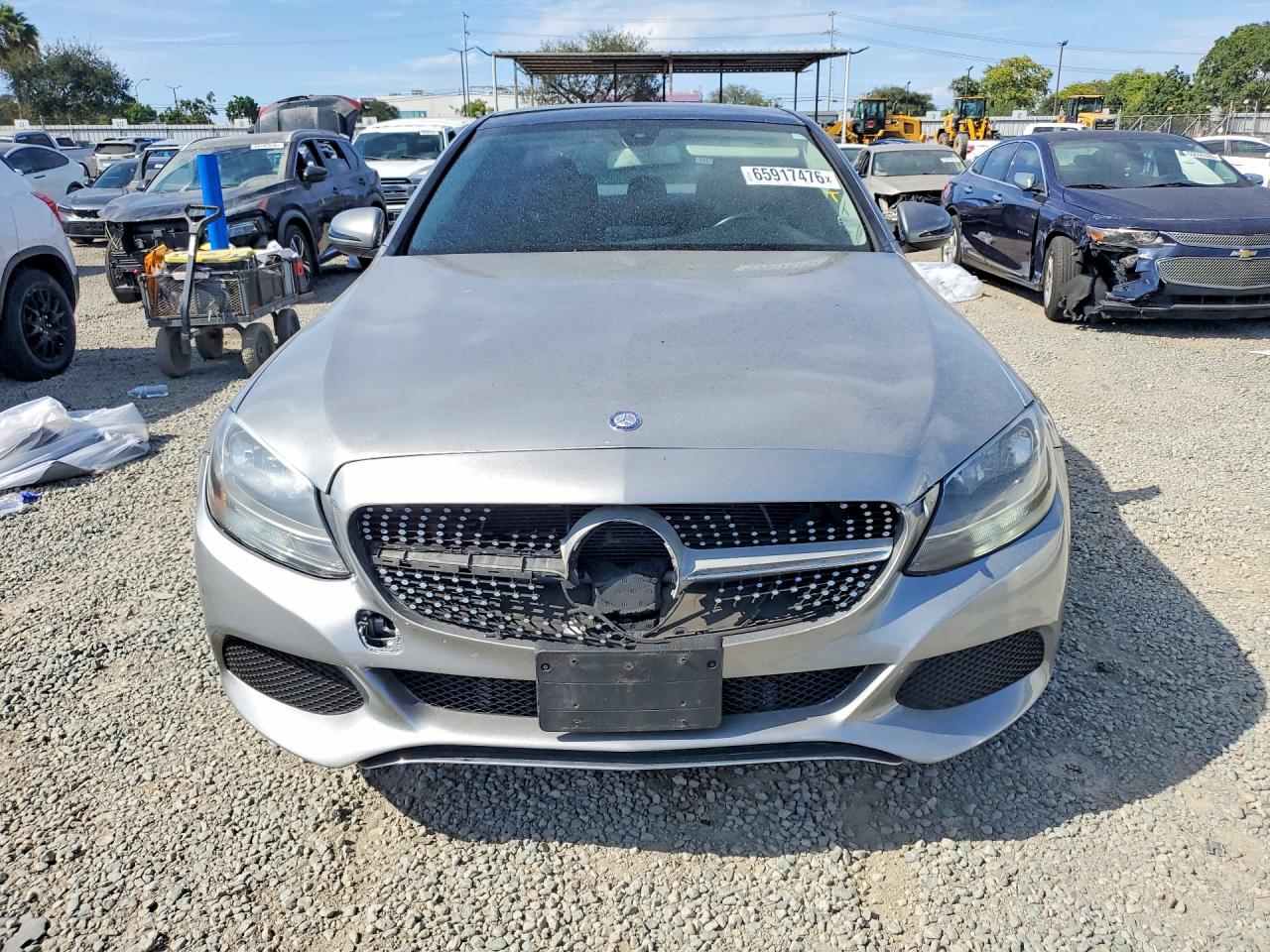 2015 Mercedes-benz C 300 Серебряный vin: 55SWF4JBXFU058352