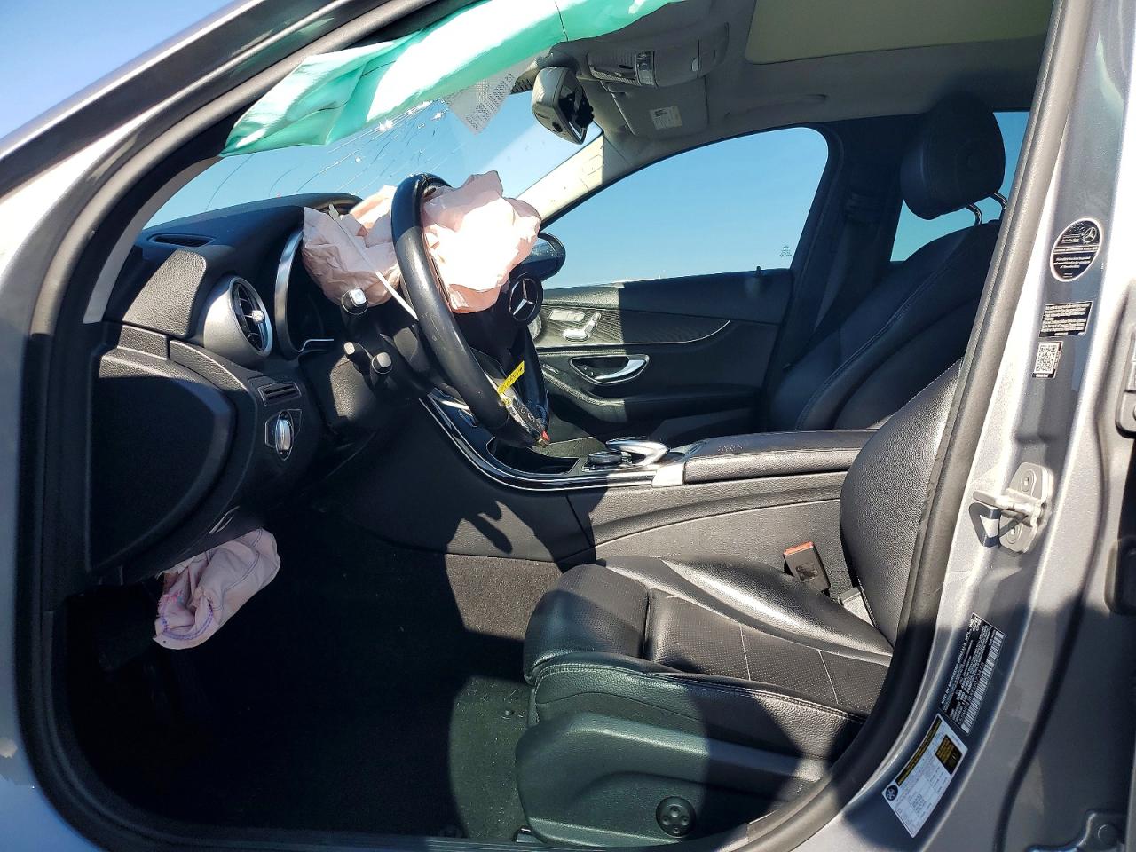 2015 Mercedes-benz C 300 Silver vin: 55SWF4JBXFU073448