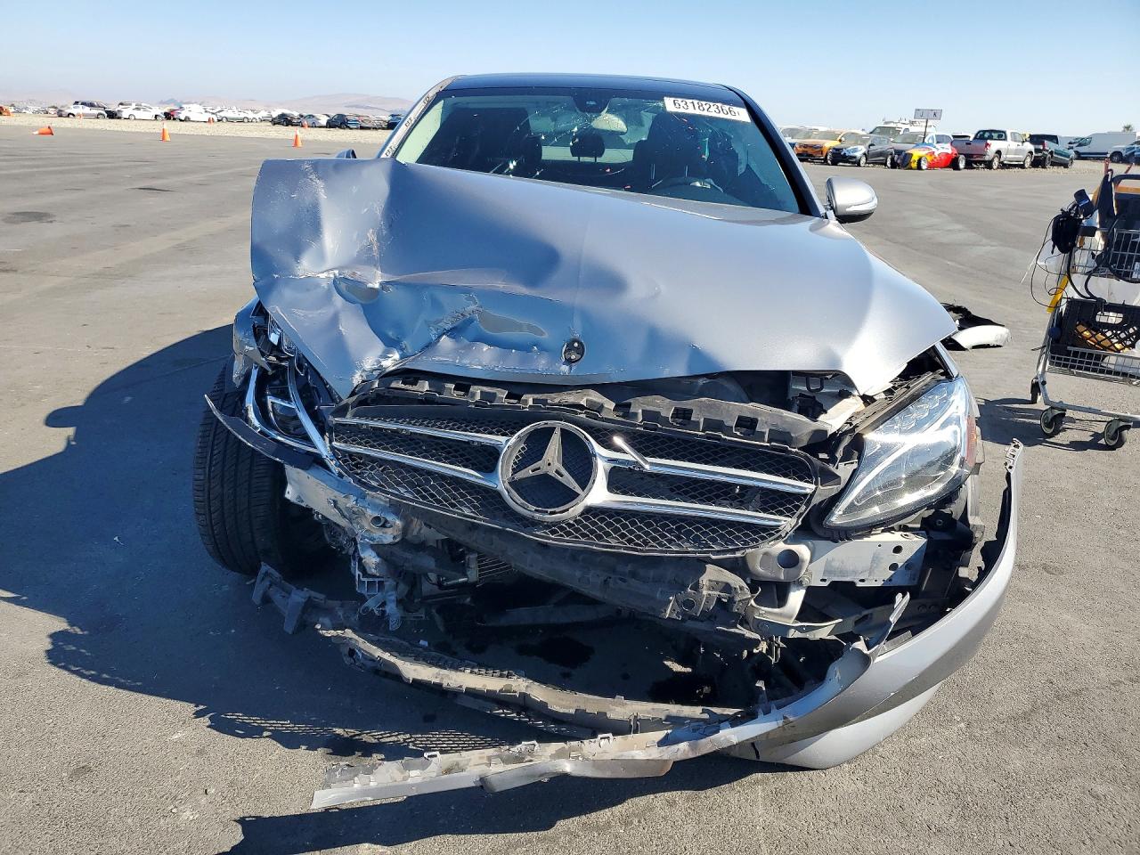 2015 Mercedes-benz C 300 Silver vin: 55SWF4JBXFU073448