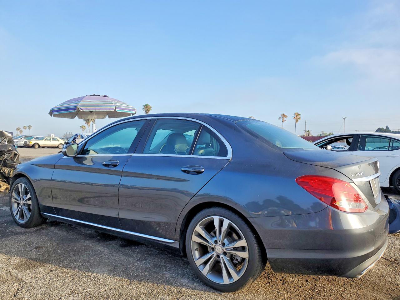 2015 Mercedes-benz C 300 Gray vin: 55SWF4JBXFU077239