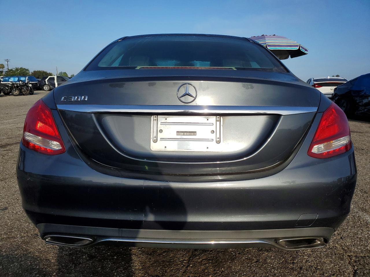 2015 Mercedes-benz C 300 Gray vin: 55SWF4JBXFU077239