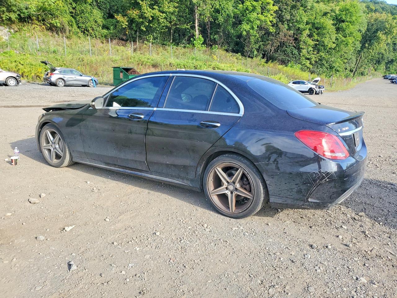 2015 Mercedes-benz C 300 Black vin: 55SWF4JBXFU081937