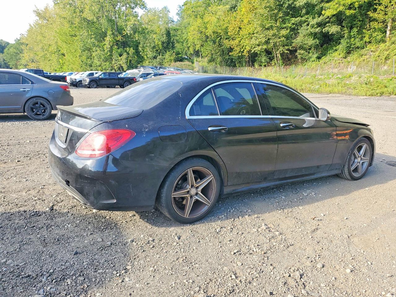 2015 Mercedes-benz C 300 Black vin: 55SWF4JBXFU081937
