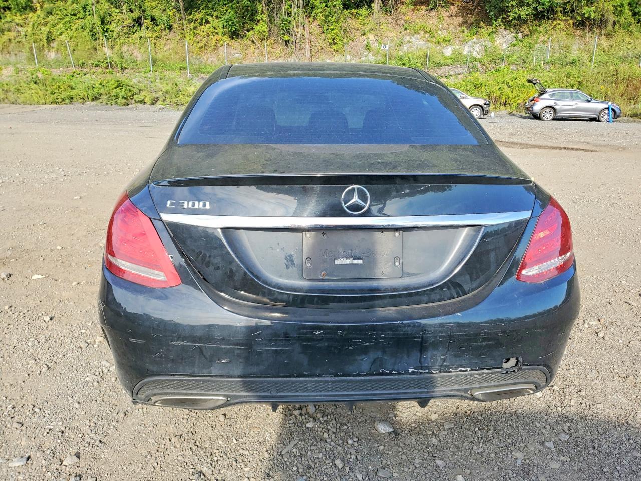 2015 Mercedes-benz C 300 Black vin: 55SWF4JBXFU081937