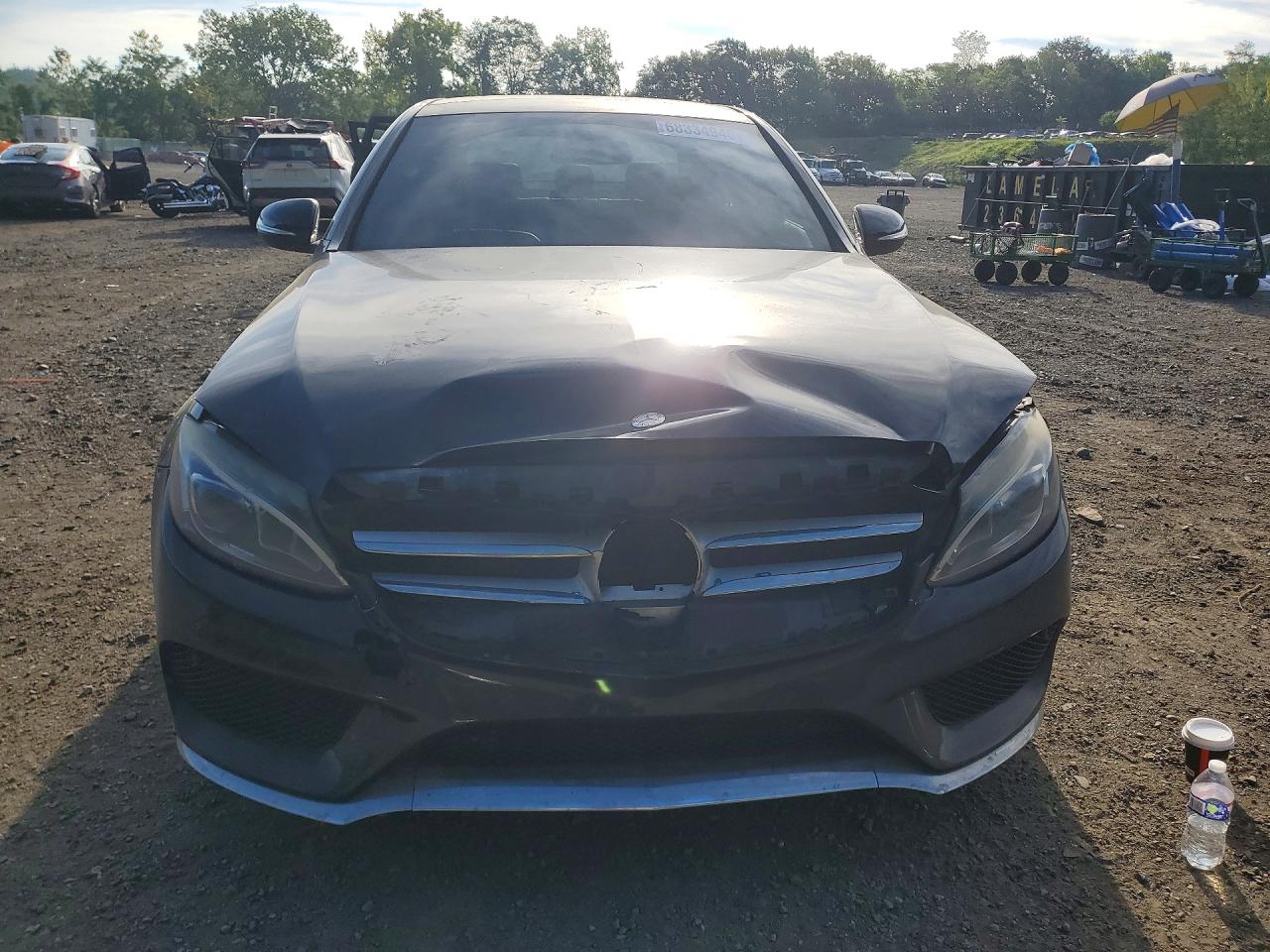 2015 Mercedes-benz C 300 Black vin: 55SWF4JBXFU081937