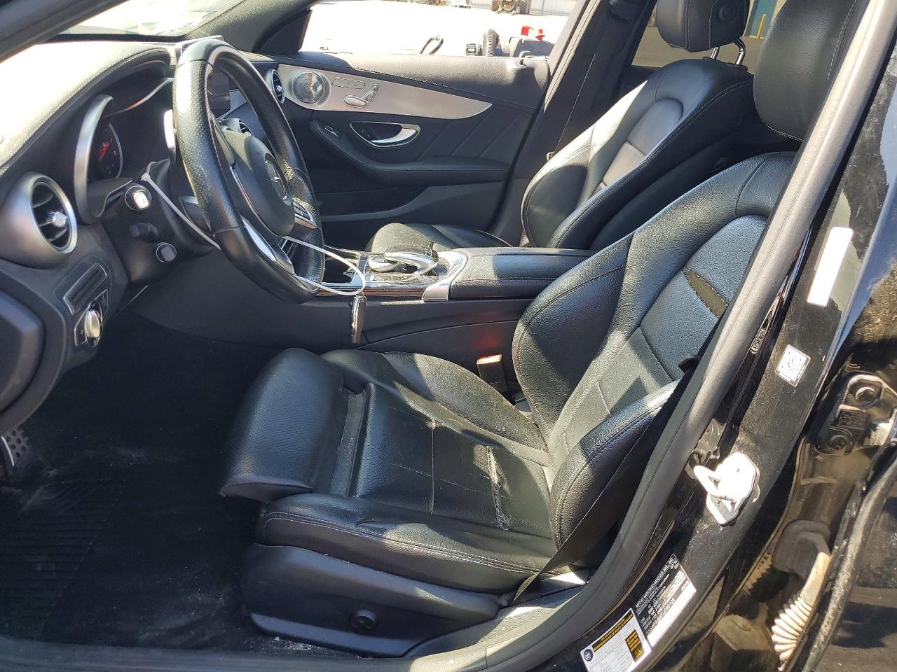2015 Mercedes-benz C 300 Black vin: 55SWF4JBXFU090105
