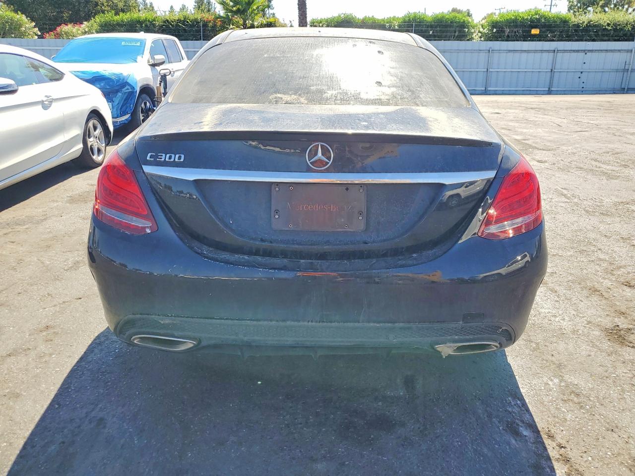 2015 Mercedes-benz C 300 Black vin: 55SWF4JBXFU090105