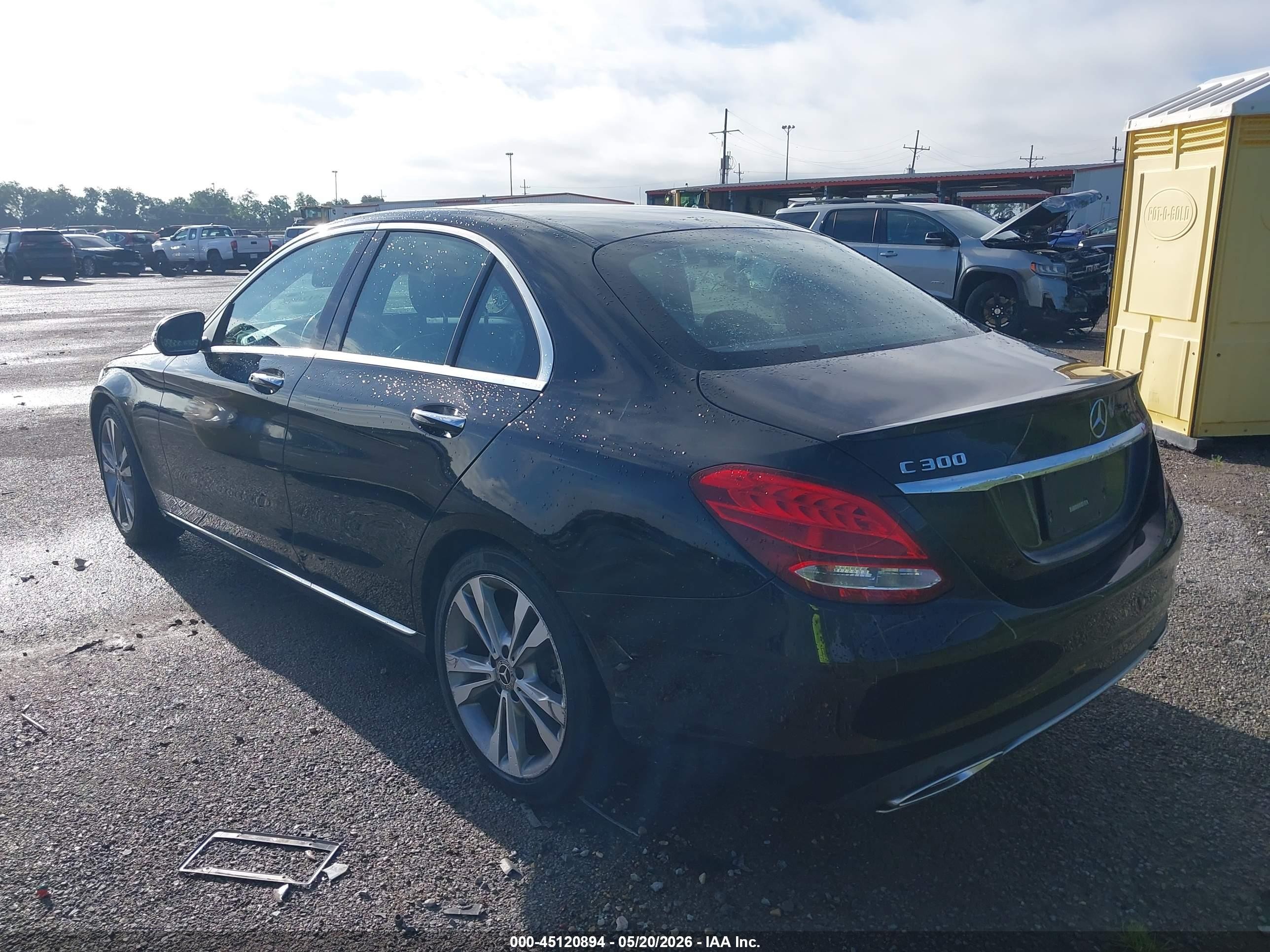 2018 Mercedes-benz C 300 Черный vin: 55SWF4JBXJU237953