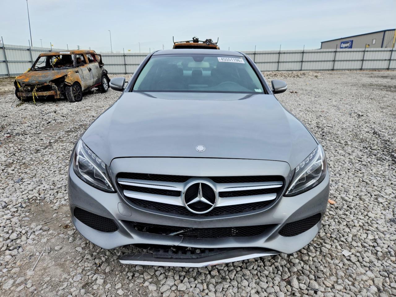 2015 Mercedes-benz C 300 4matic Gray vin: 55SWF4KB0FU010776
