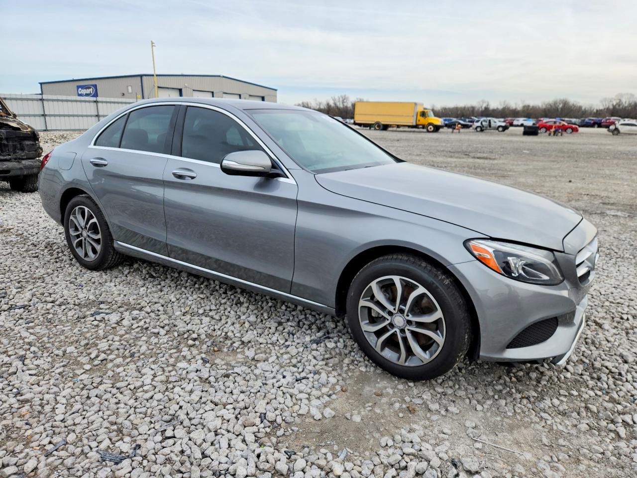 2015 Mercedes-benz C 300 4matic Gray vin: 55SWF4KB0FU010776