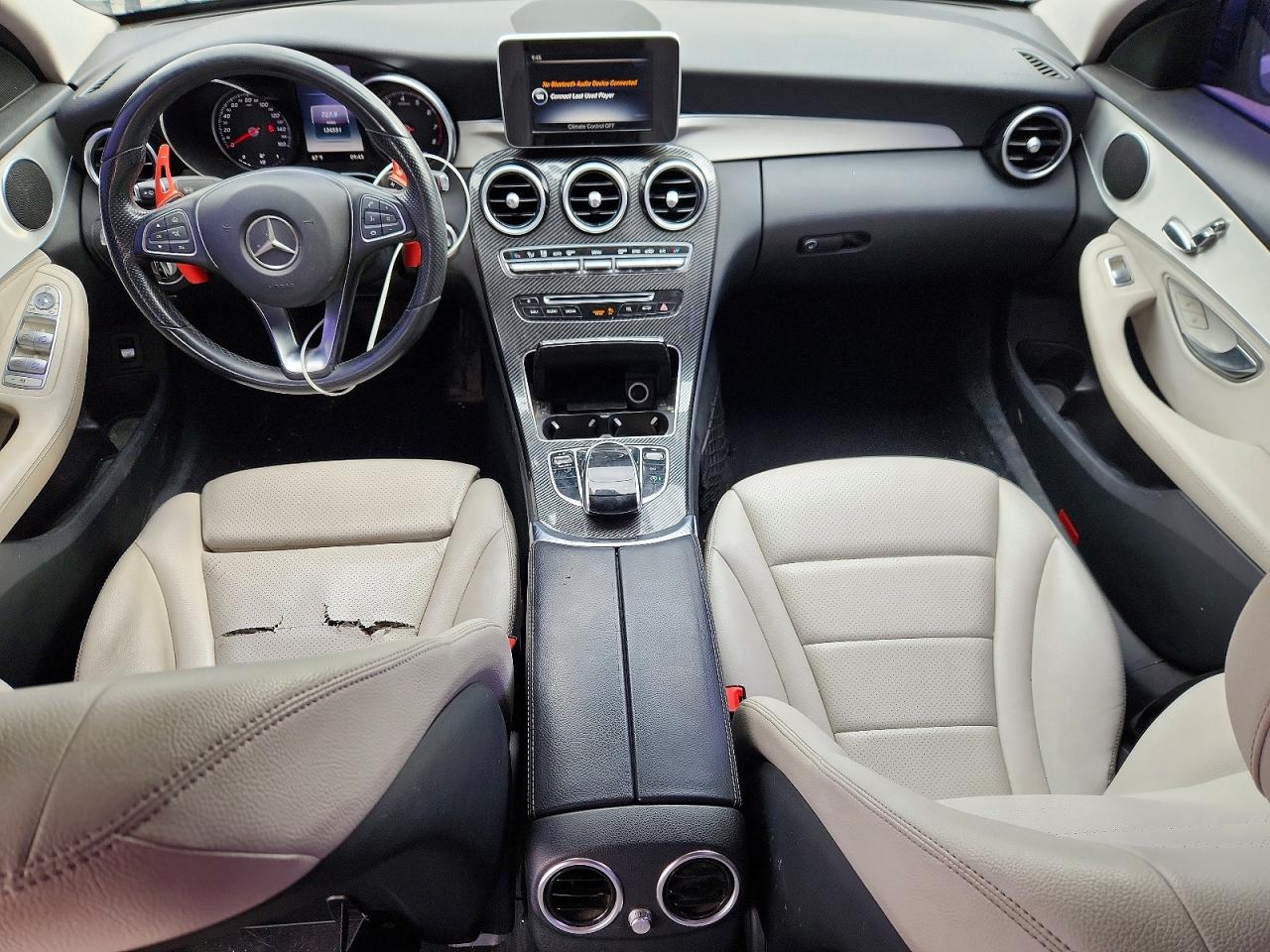 2015 Mercedes-benz C 300 4matic Silver vin: 55SWF4KB0FU016450