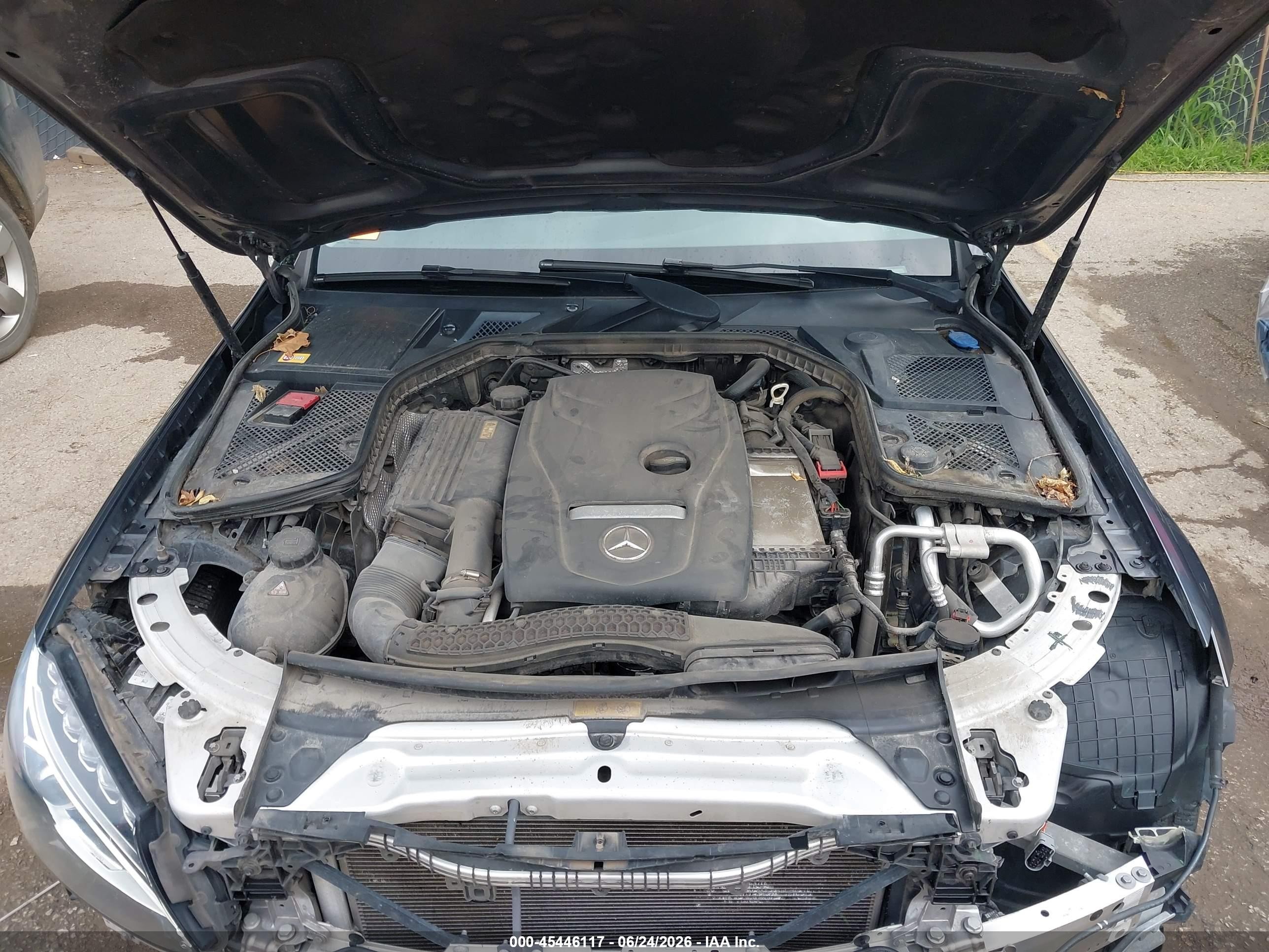 2015 Mercedes-benz C 300 4matic Gray vin: 55SWF4KB0FU025259