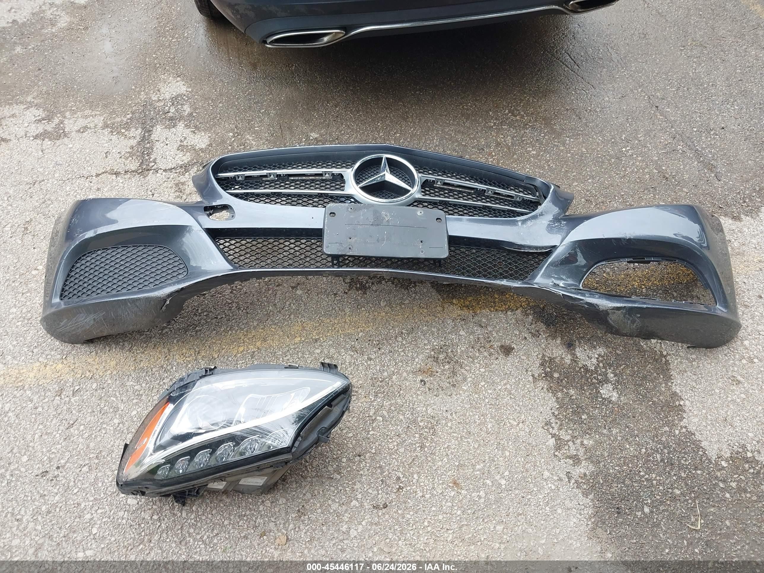 2015 Mercedes-benz C 300 4matic Gray vin: 55SWF4KB0FU025259
