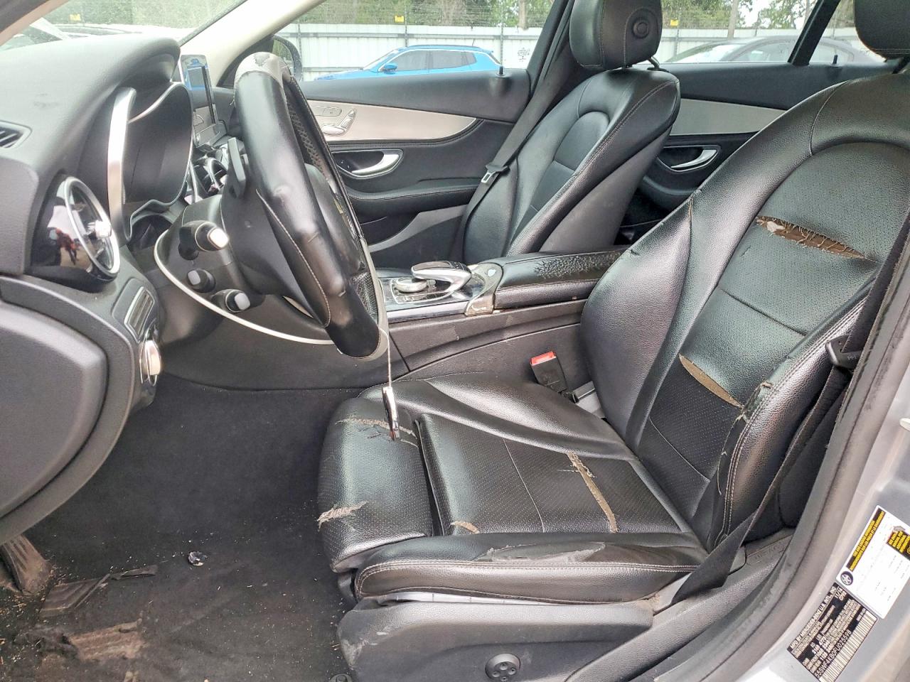 2015 Mercedes-benz C 300 4matic Gray vin: 55SWF4KB0FU025598
