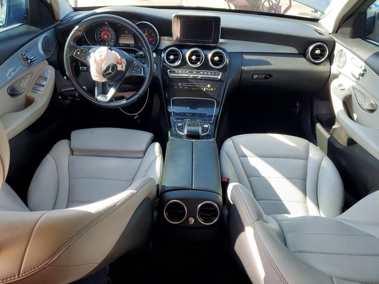 2015 Mercedes-benz C 300 4matic Silver vin: 55SWF4KB0FU033670