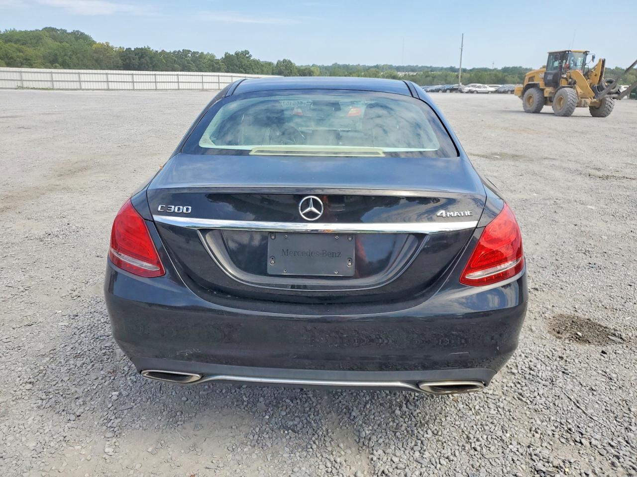 2015 Mercedes-benz C 300 4matic Black vin: 55SWF4KB0FU048430