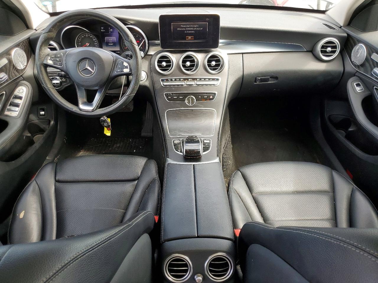 2015 Mercedes-benz C 300 4matic Black vin: 55SWF4KB0FU048430