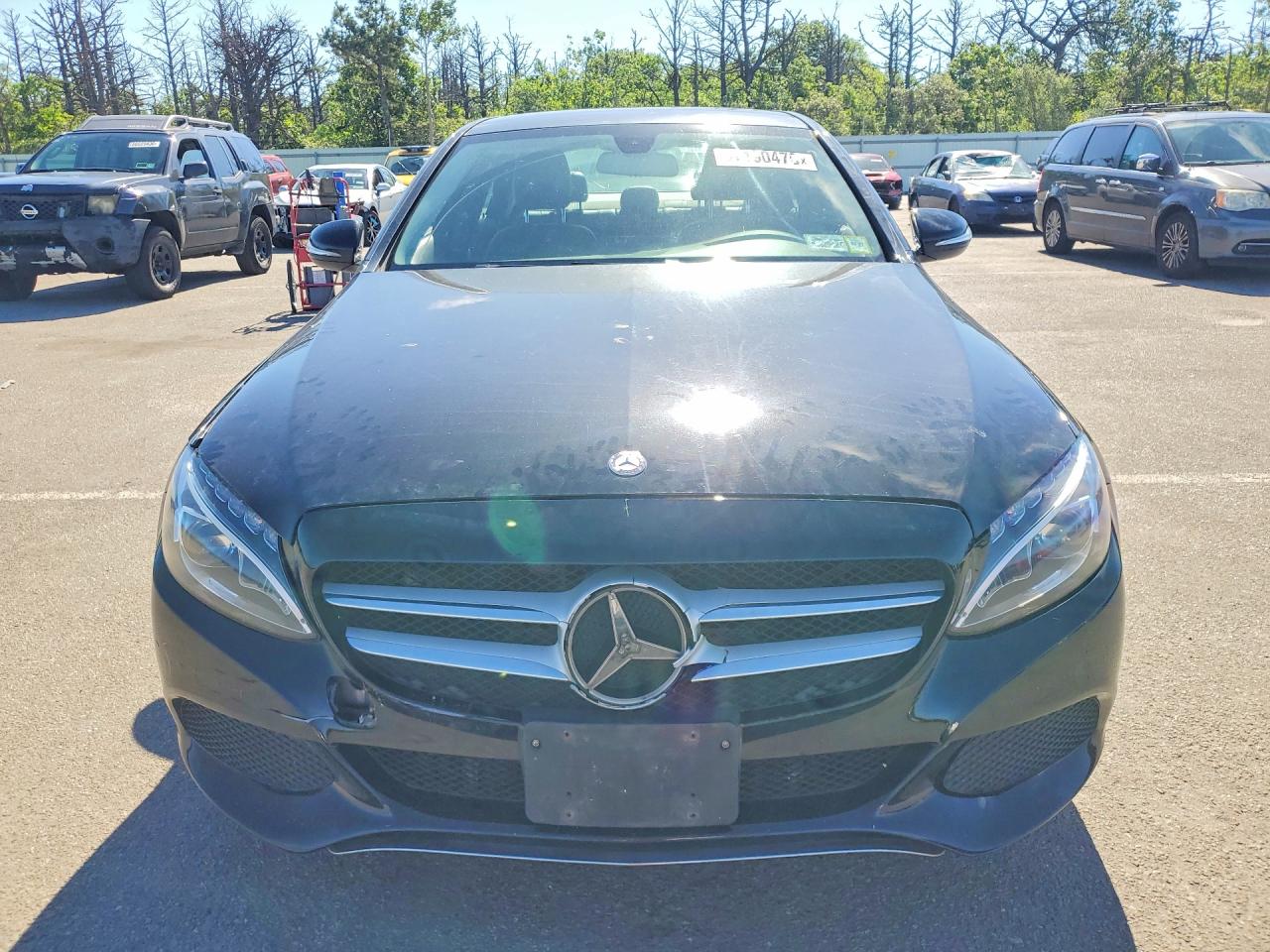 2015 Mercedes-benz C 300 4matic Black vin: 55SWF4KB0FU060626