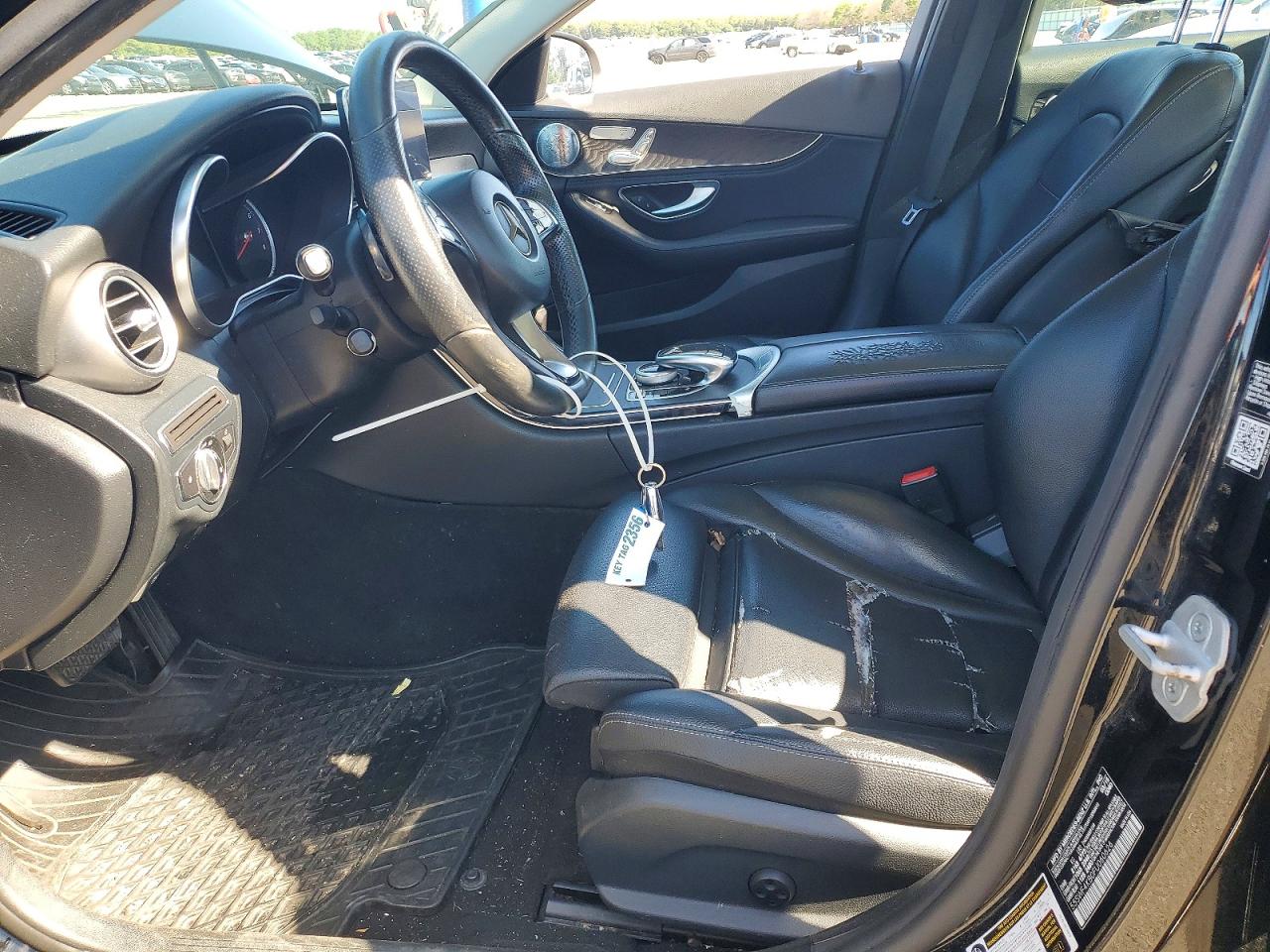 2015 Mercedes-benz C 300 4matic Black vin: 55SWF4KB0FU060626