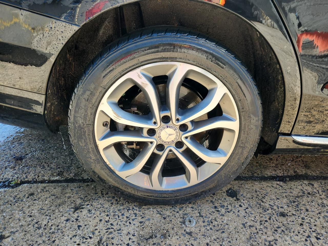 2015 Mercedes-benz C 300 4matic Черный vin: 55SWF4KB0FU068774 Damage: Right Rear Wheel, Curb Rash, 7 To 8 Inches