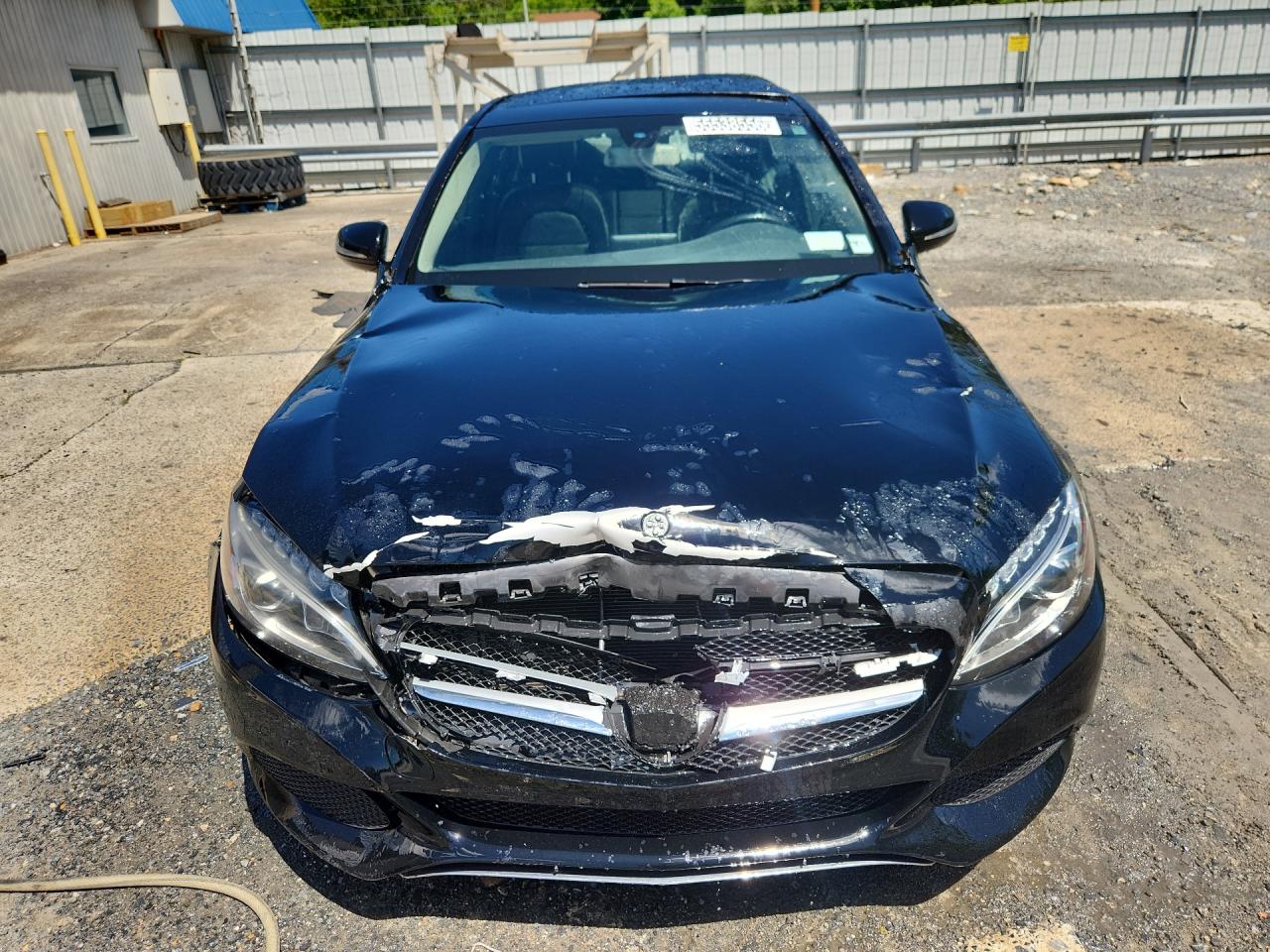 2015 Mercedes-benz C 300 4matic Черный vin: 55SWF4KB0FU068774 Damage: Front Bumper Reinforcement, Broken, Replacement Required