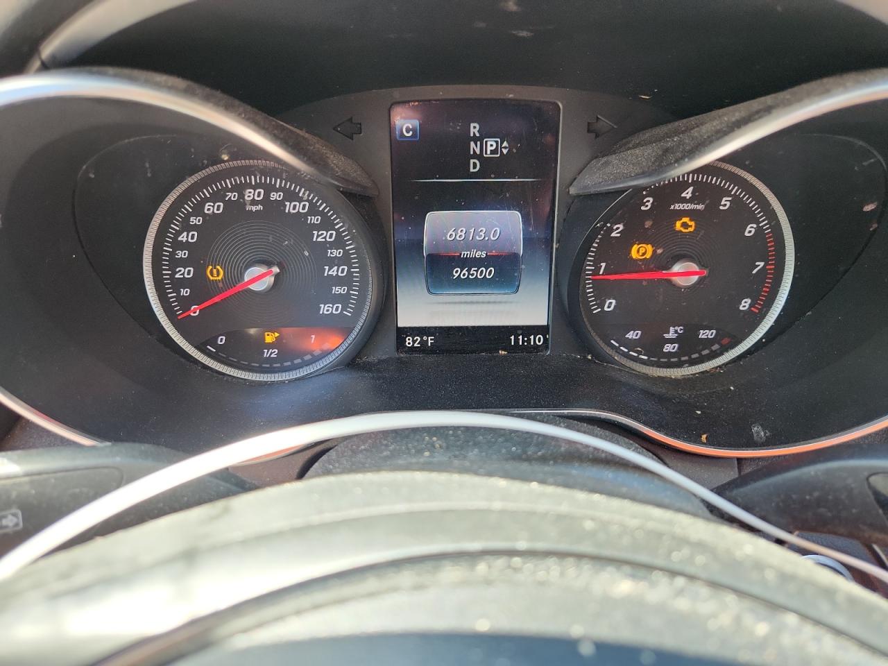 2015 Mercedes-benz C 300 4matic Черный vin: 55SWF4KB0FU068774 Damage: Warning Light - Engine, On, Unacceptable