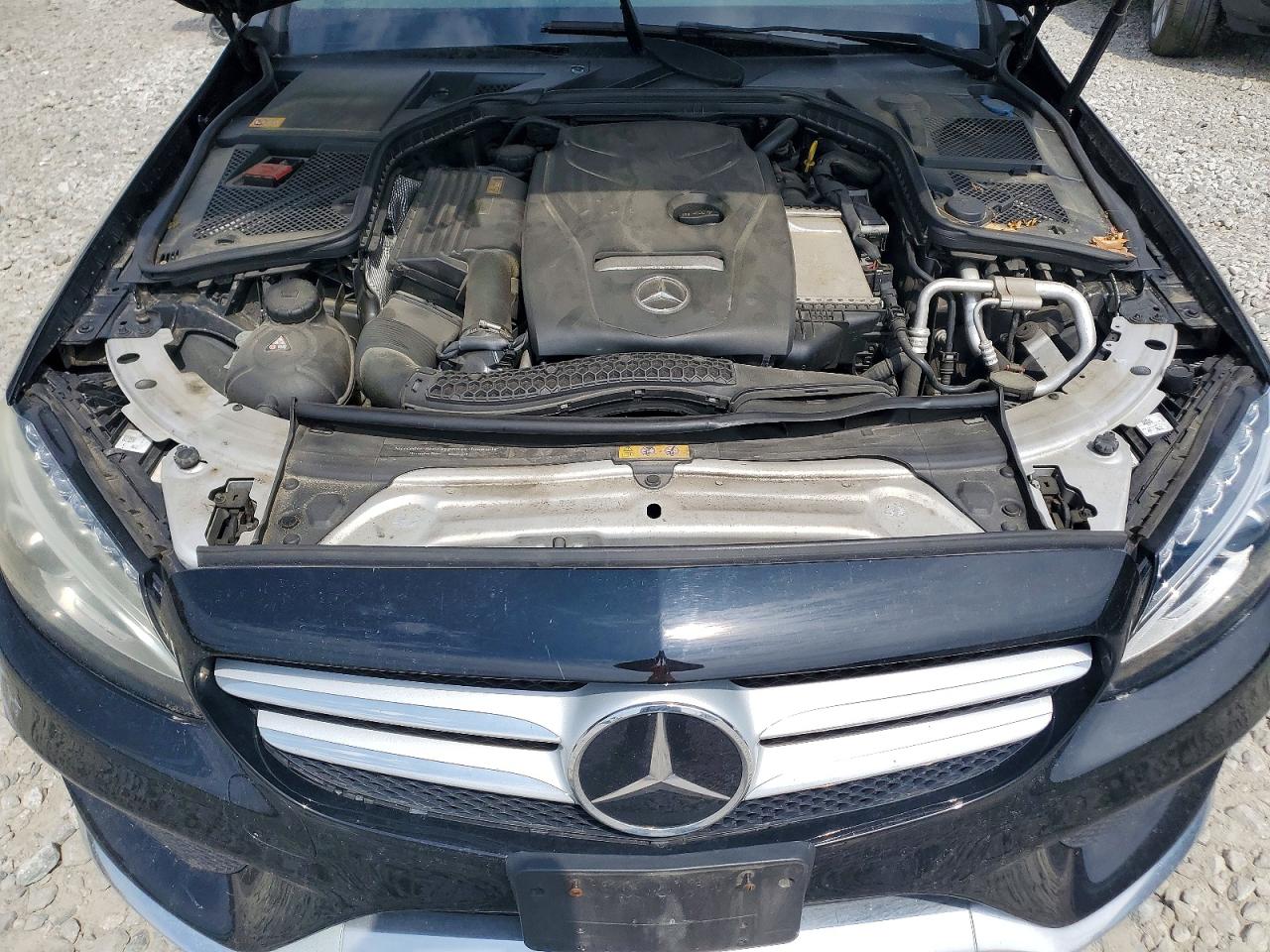 2015 Mercedes-benz C 300 4matic Black vin: 55SWF4KB0FU081251