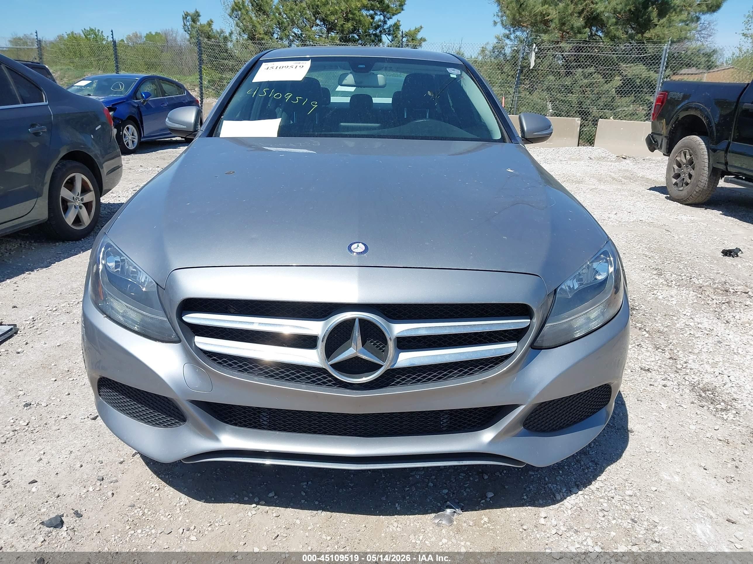 2015 Mercedes-benz C 300 4matic/luxury 4matic/sport 4matic Gray vin: 55SWF4KB0FU082495