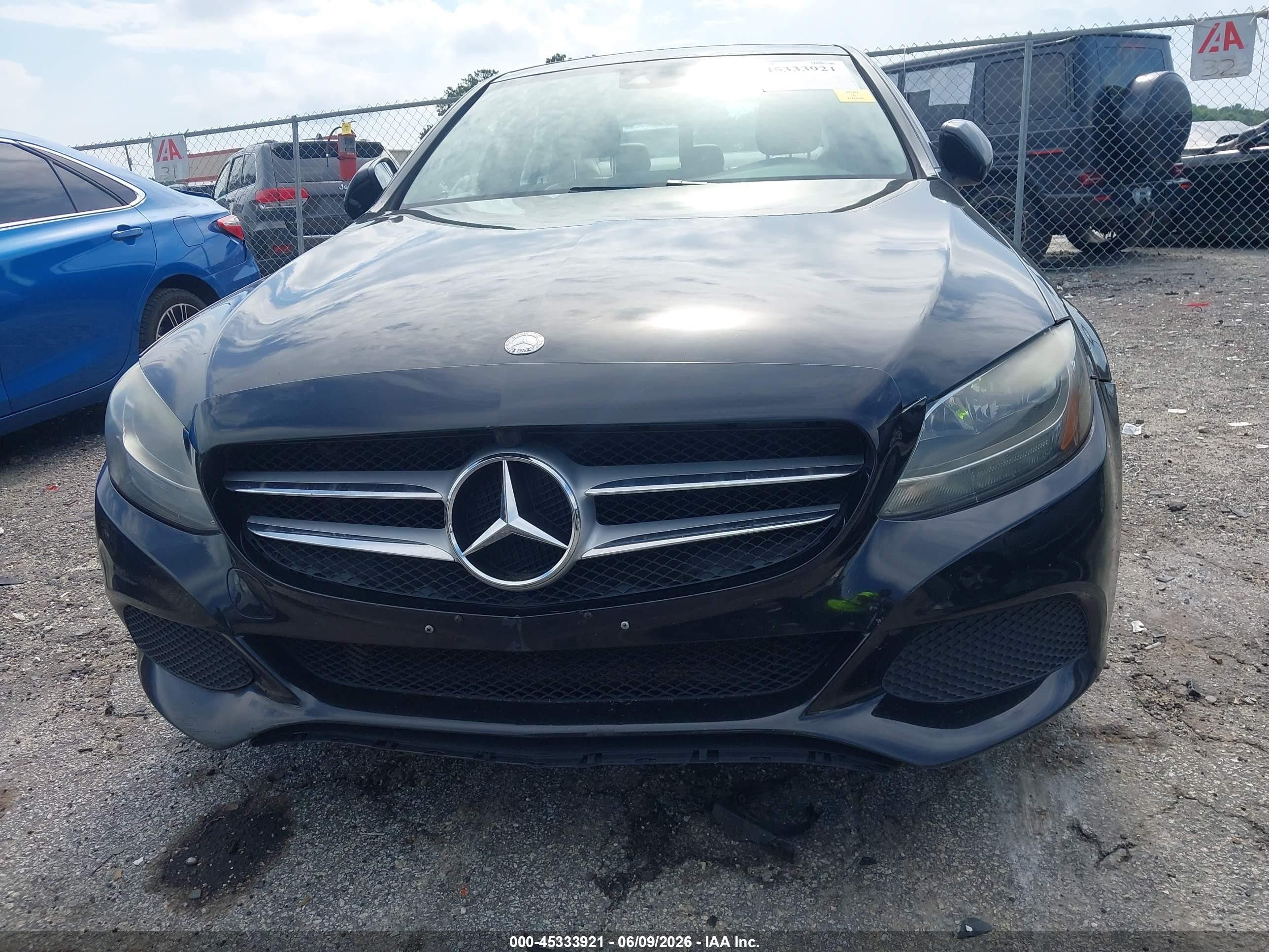 2016 Mercedes-benz C 300 4matic Black vin: 55SWF4KB0GU148920