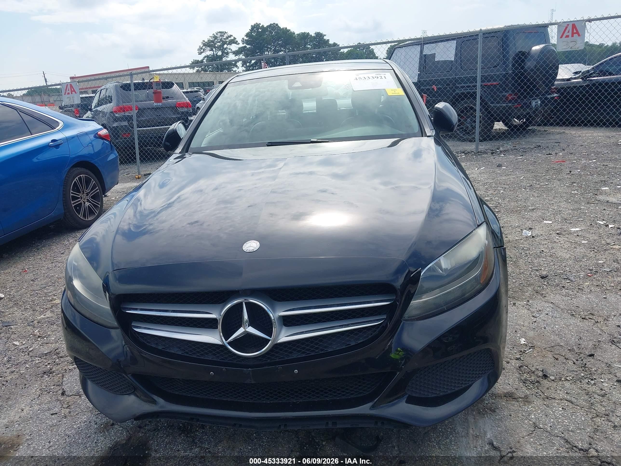 2016 Mercedes-benz C 300 4matic Black vin: 55SWF4KB0GU148920