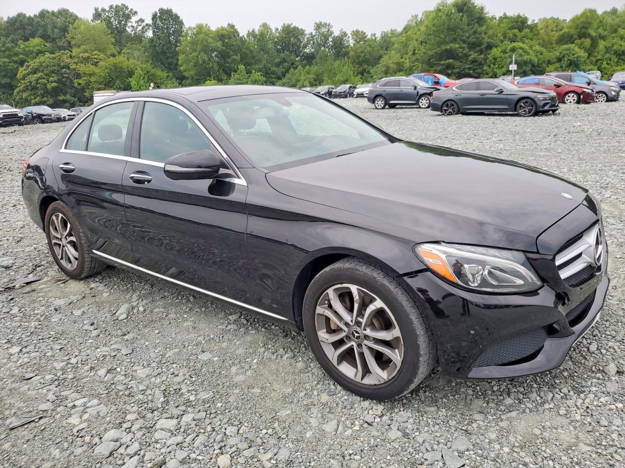 2017 Mercedes-benz C 300 4matic Black vin: 55SWF4KB0HU219910