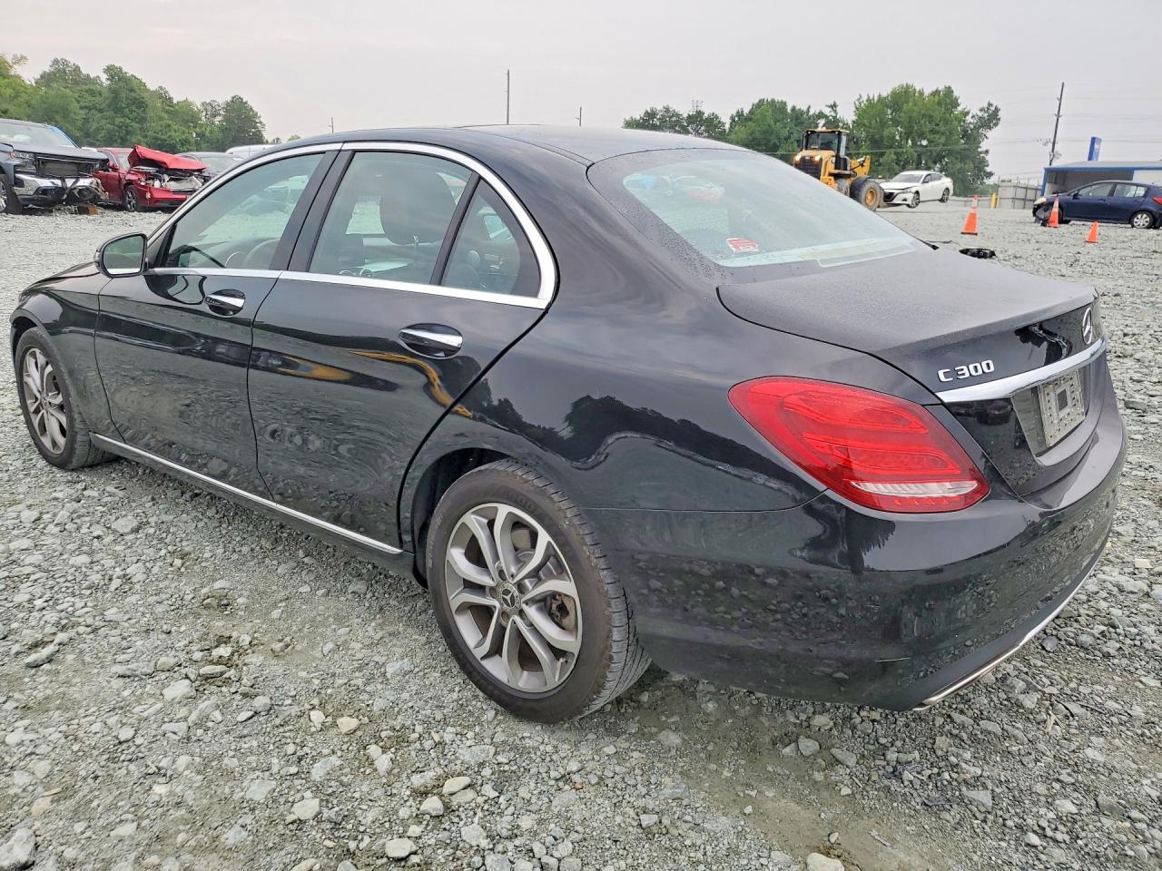 2017 Mercedes-benz C 300 4matic Black vin: 55SWF4KB0HU219910