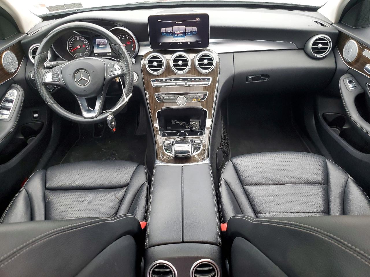 2017 Mercedes-benz C 300 4matic Black vin: 55SWF4KB0HU219910