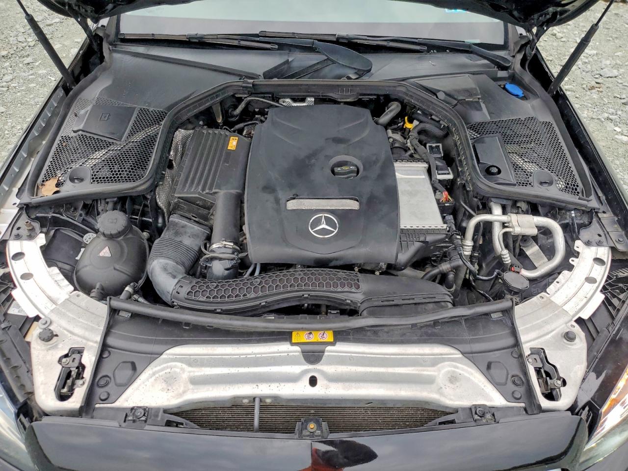 2017 Mercedes-benz C 300 4matic Black vin: 55SWF4KB0HU219910