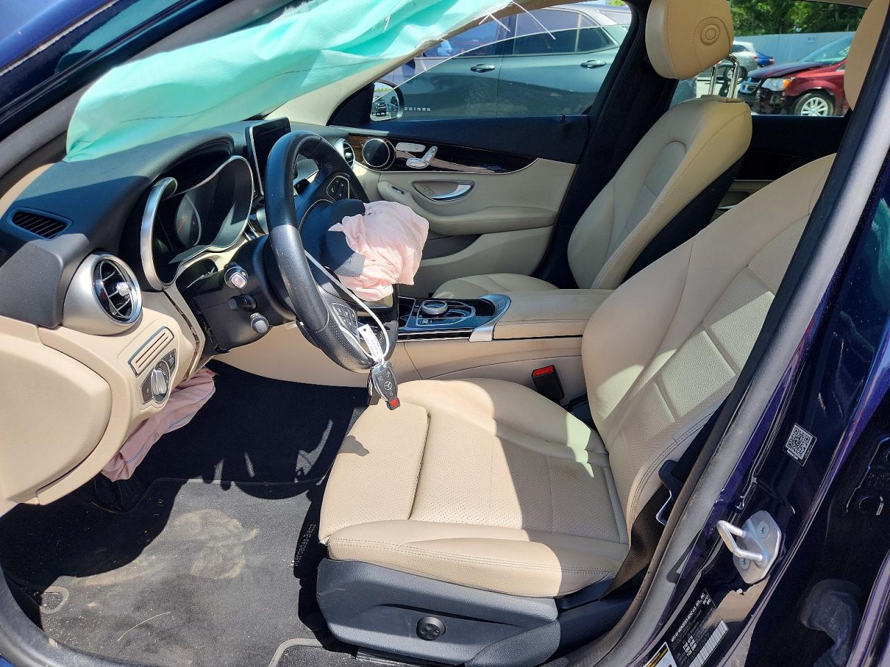 2017 Mercedes-benz C 300 4matic Blue vin: 55SWF4KB0HU225478