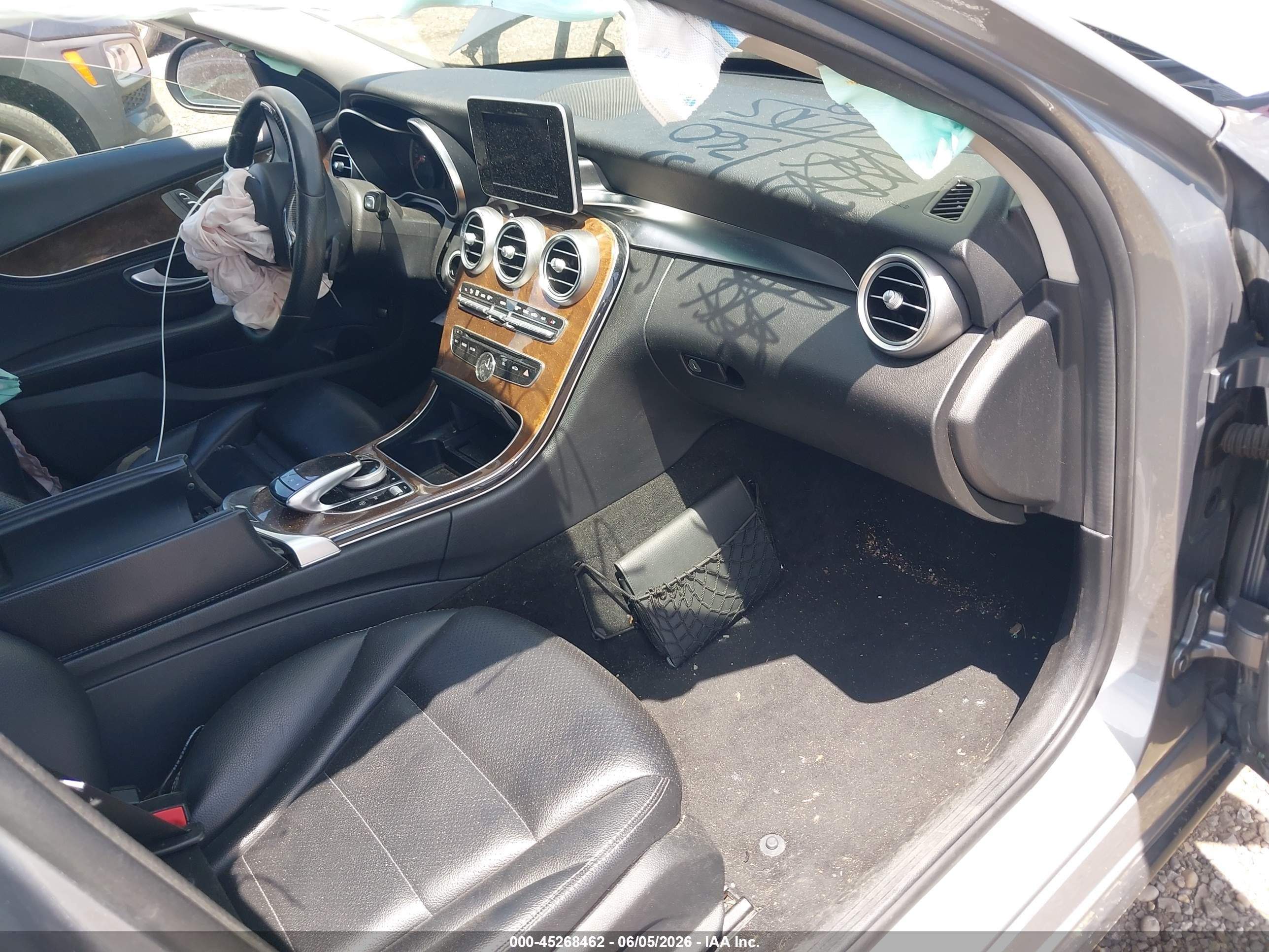 2015 Mercedes-benz C 300 4matic/luxury 4matic/sport 4matic Gray vin: 55SWF4KB1FU002041