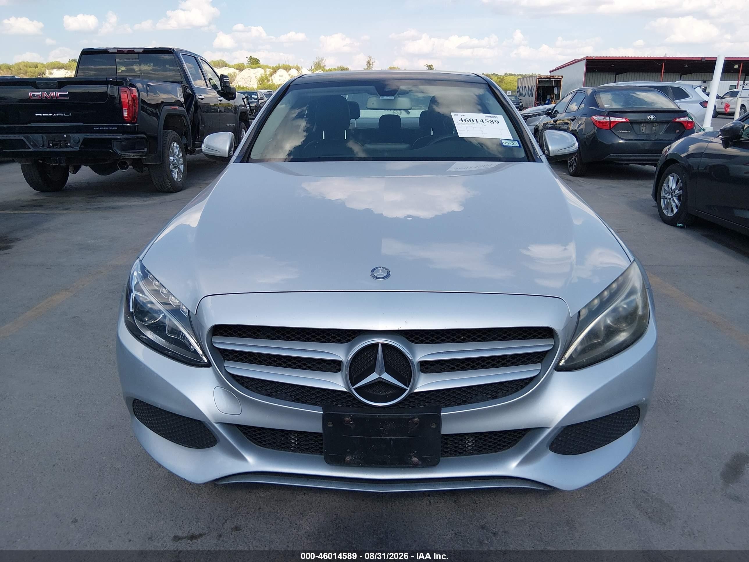 2015 Mercedes-benz C 300 4matic Silver vin: 55SWF4KB1FU003688