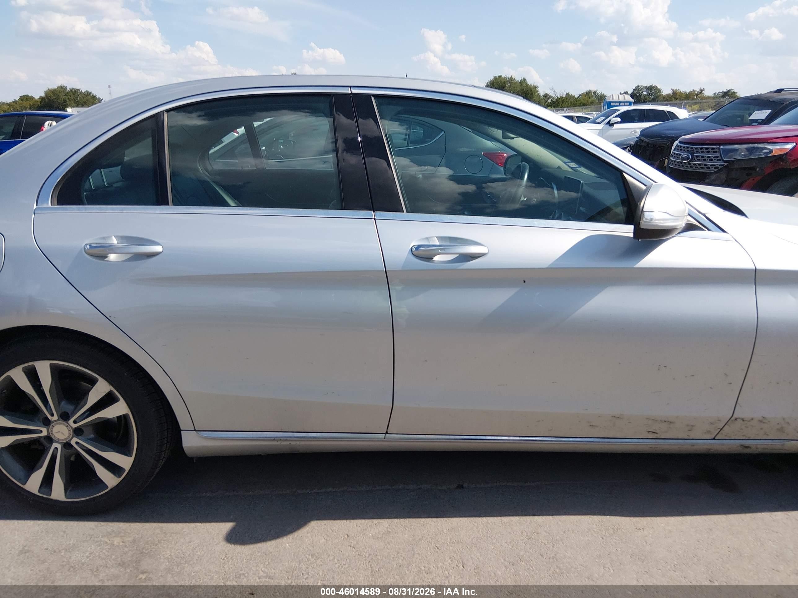 2015 Mercedes-benz C 300 4matic Silver vin: 55SWF4KB1FU003688