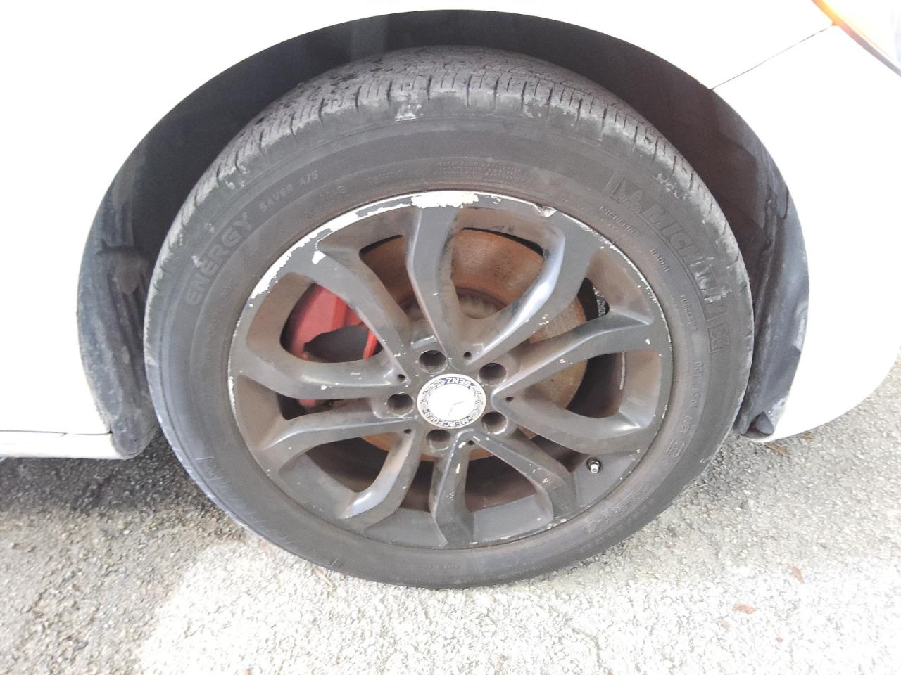 2015 Mercedes-benz C 300 4matic White vin: 55SWF4KB1FU015226 Damage: Right Front Wheel, Gouged, 2 To 3 Inches